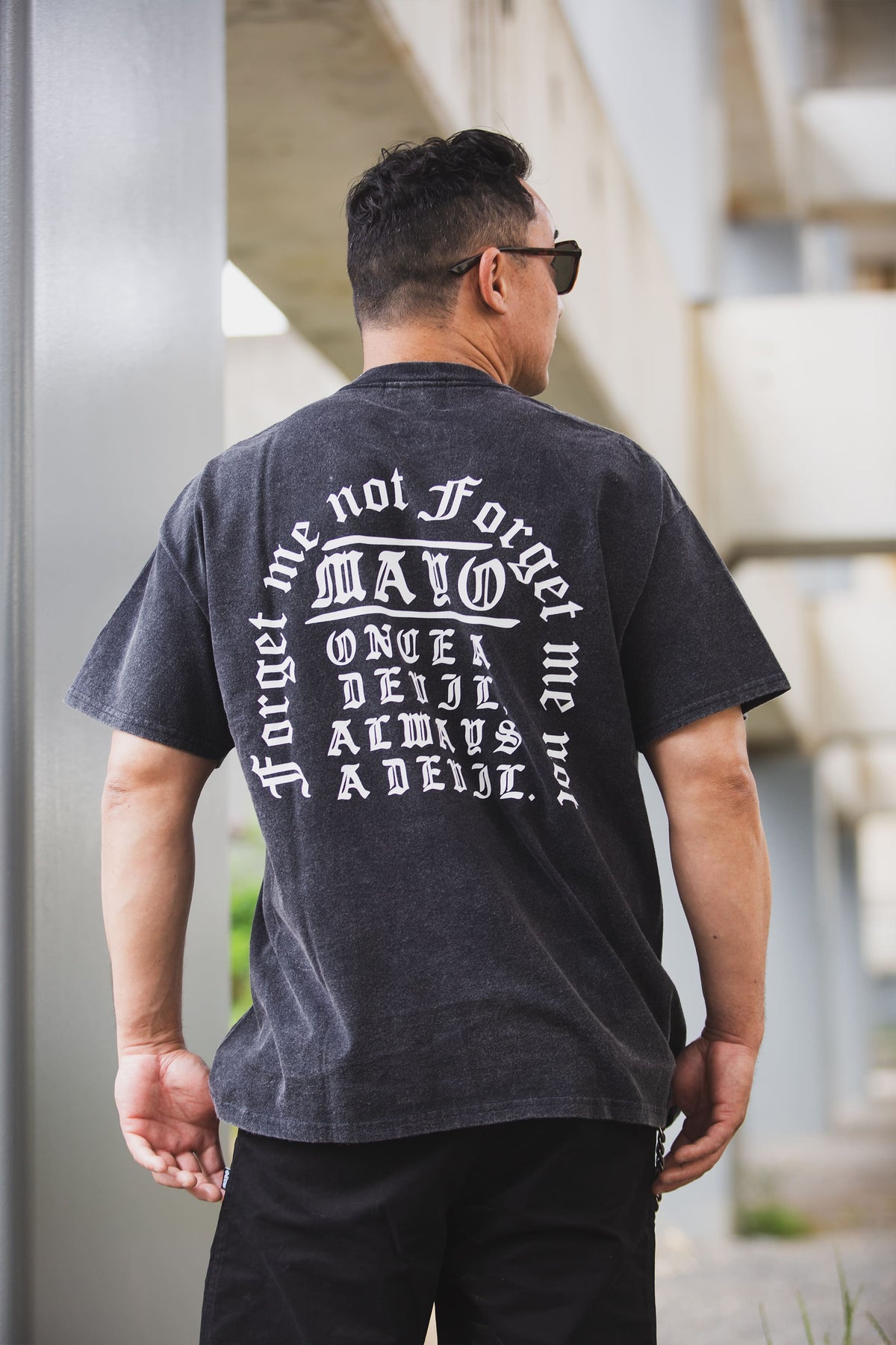 LOGO MESSAGE PRINT SHORT SLEEVE TEE