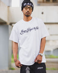 LOGO MESSAGE PRINT SHORT SLEEVE TEE