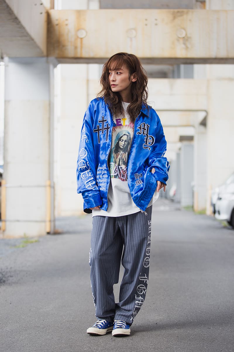 MAYO EMBROIDERY WITH COLLAR REVERSIBLE SOUVENIR JKT