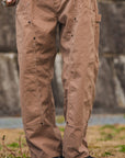 MAYO Fire Double Knee Pants - BEIGE