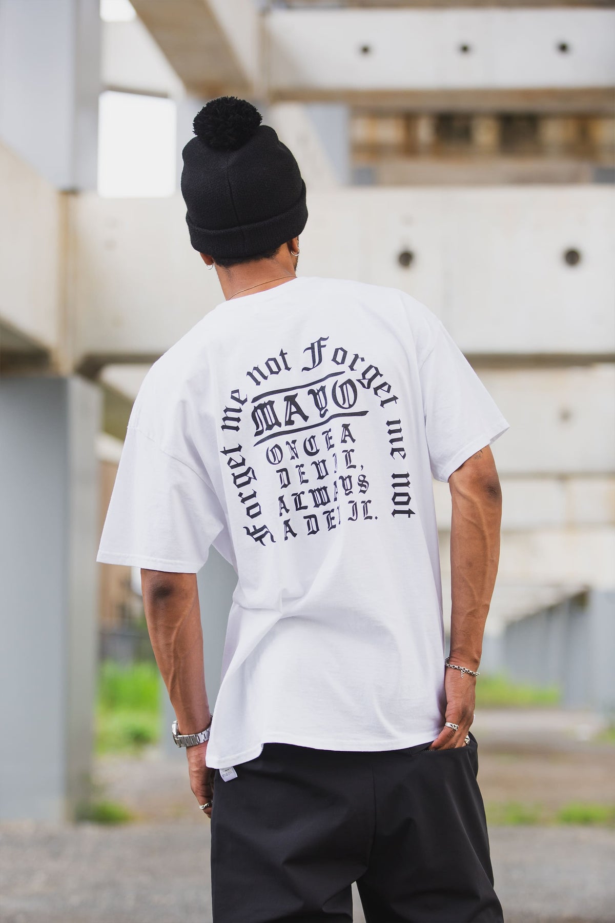 LOGO MESSAGE PRINT SHORT SLEEVE TEE