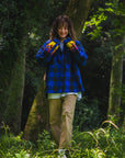 FIRE EMBROIDERY CHECK SHIRT JKT