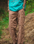 MAYO Fire Double Knee Pants - BEIGE