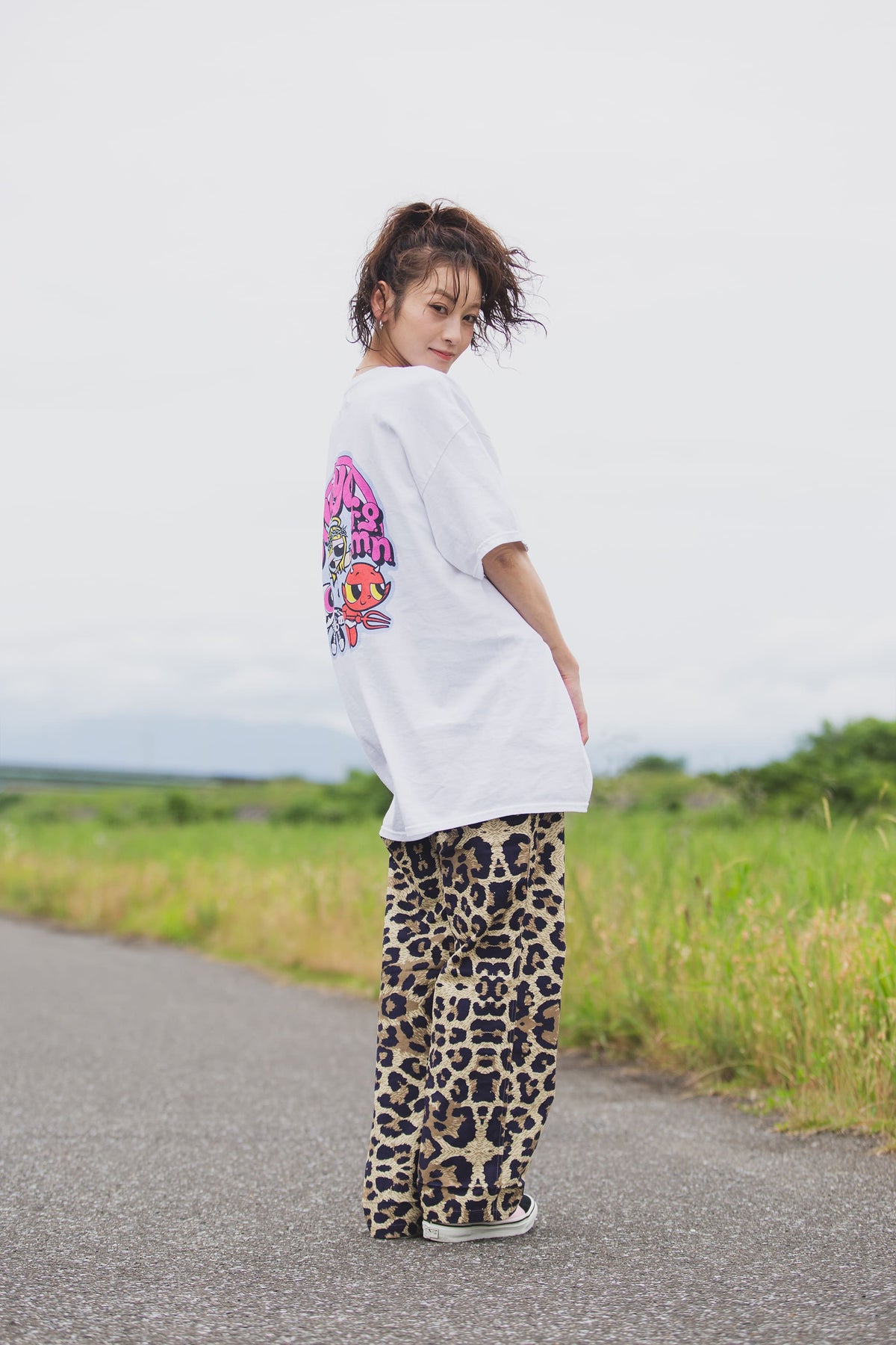 MAYO POWERPUFF PRINT SHORT SLEEVE TEE