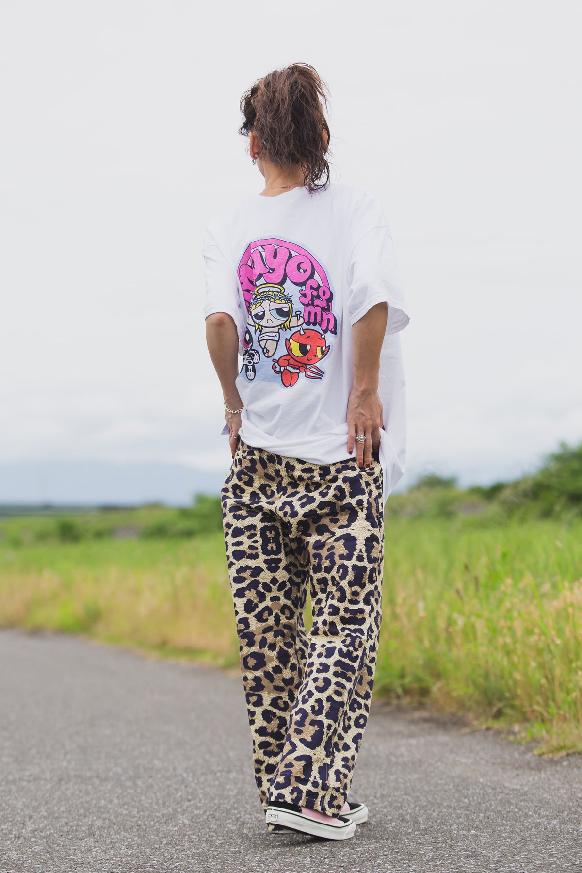 MAYO POWERPUFF PRINT SHORT SLEEVE TEE
