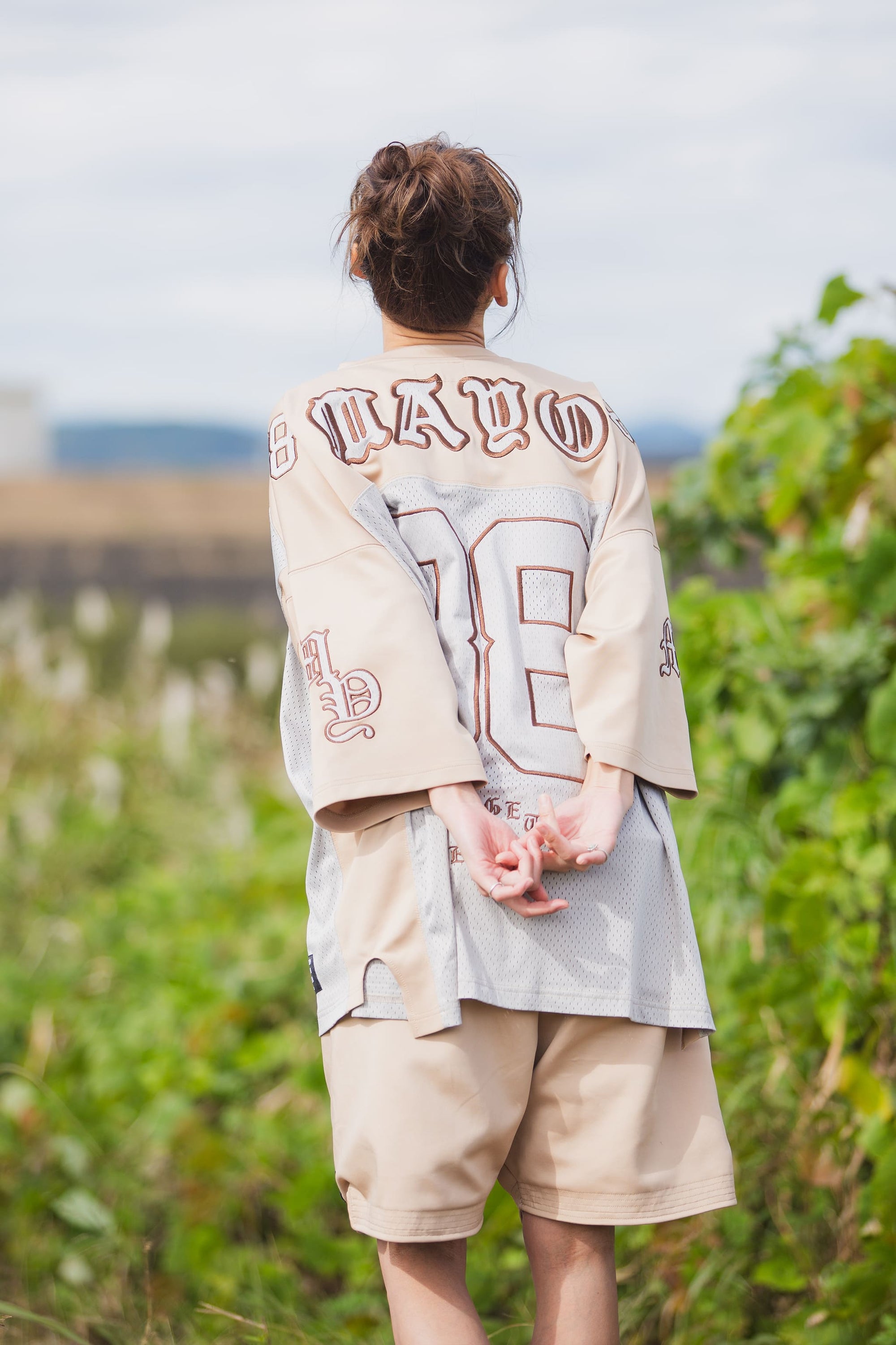 MAYO MESSAGE EMBROIDERY GAME SHORTS