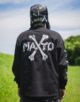 MAYO CROSS BONES EMBROIDERY LONG SLEEVE TEE - BLACK