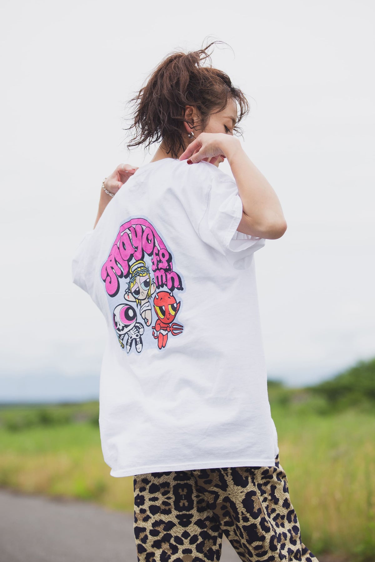 MAYO POWERPUFF PRINT SHORT SLEEVE TEE