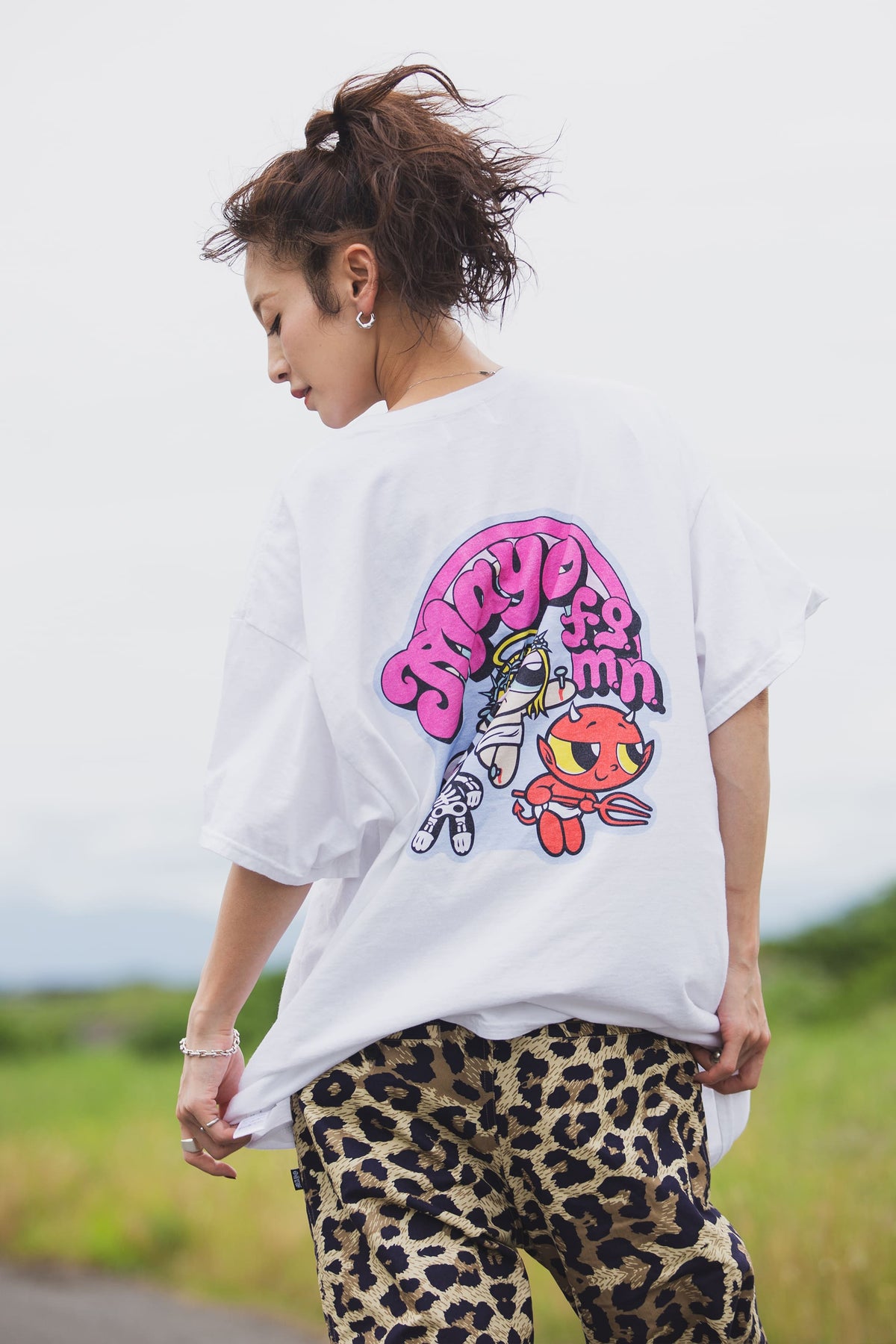 MAYO POWERPUFF PRINT SHORT SLEEVE TEE