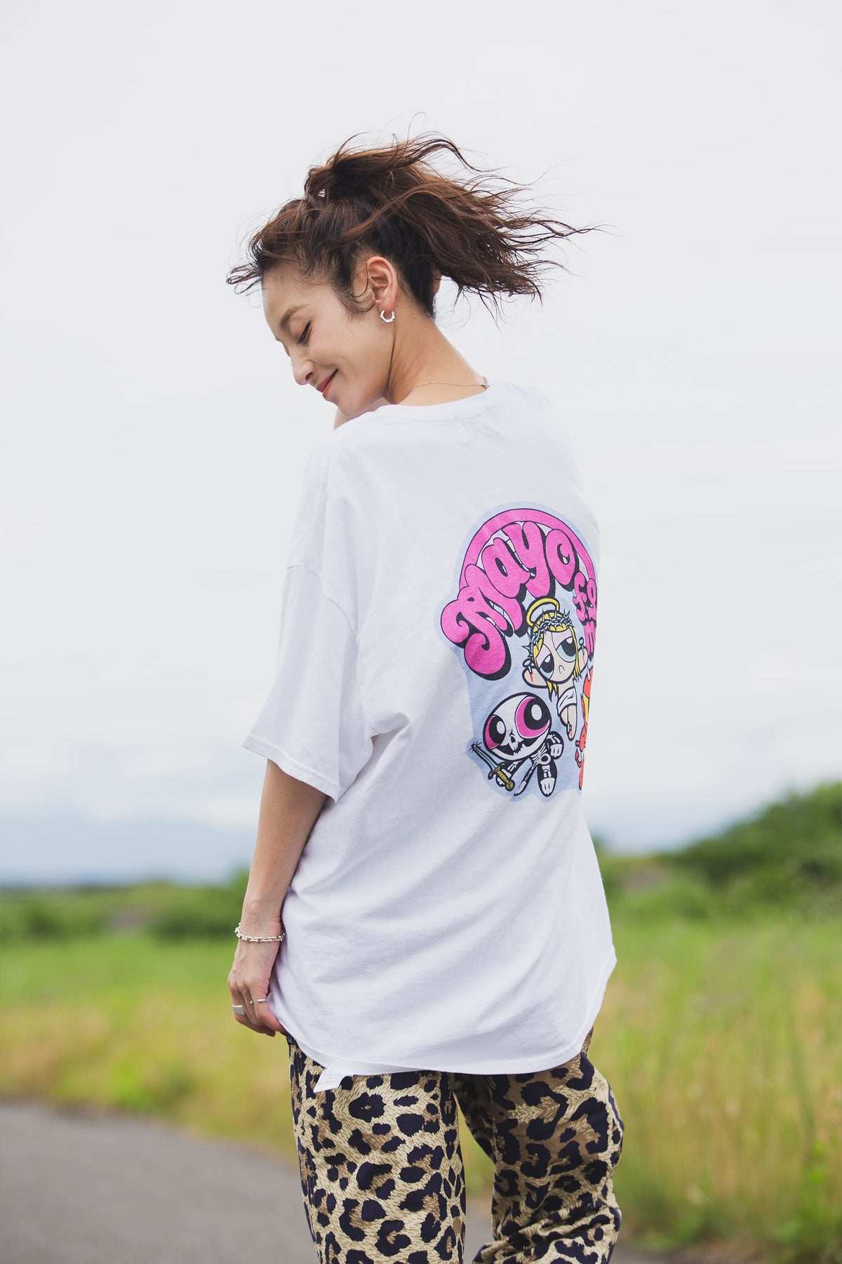 MAYO POWERPUFF PRINT SHORT SLEEVE TEE