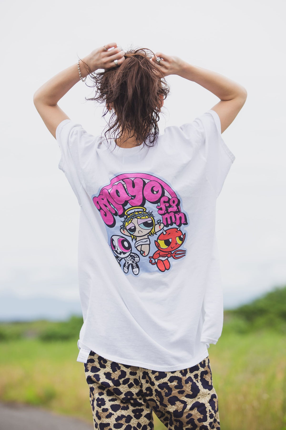 MAYO POWERPUFF PRINT SHORT SLEEVE TEE