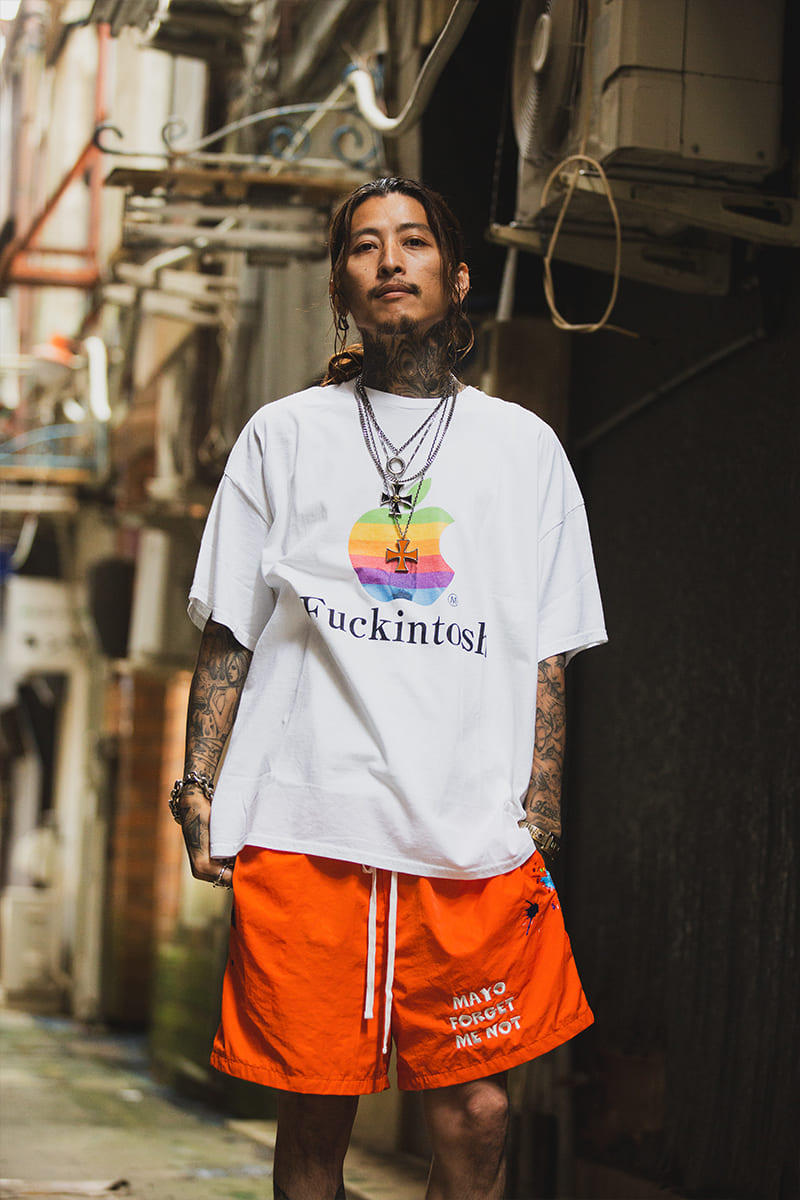 Fuckintosh Short Sleeve Tee - WHITE