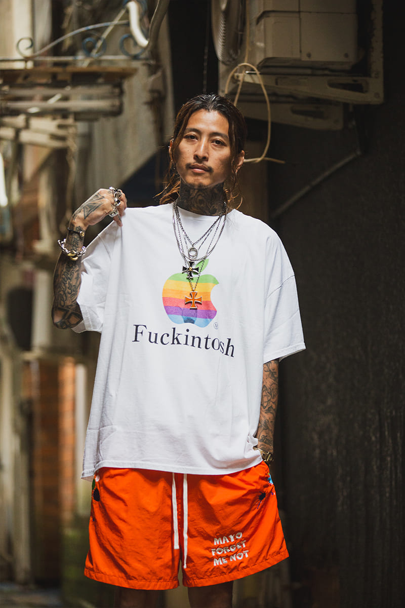 Fuckintosh Short Sleeve Tee - WHITE