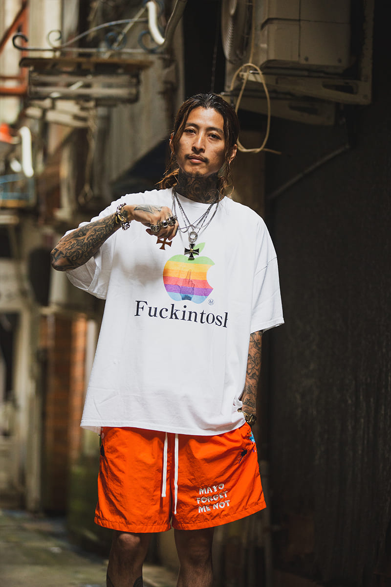 Fuckintosh Short Sleeve Tee - WHITE