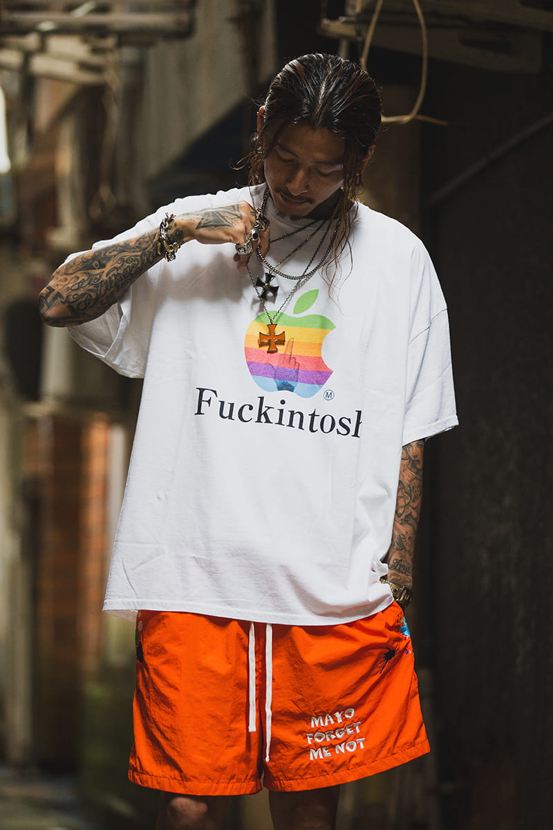 Fuckintosh Short Sleeve Tee - WHITE