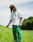 MAYO CROSS BONES EMBROIDERY SWEAT PANTS - GREEN