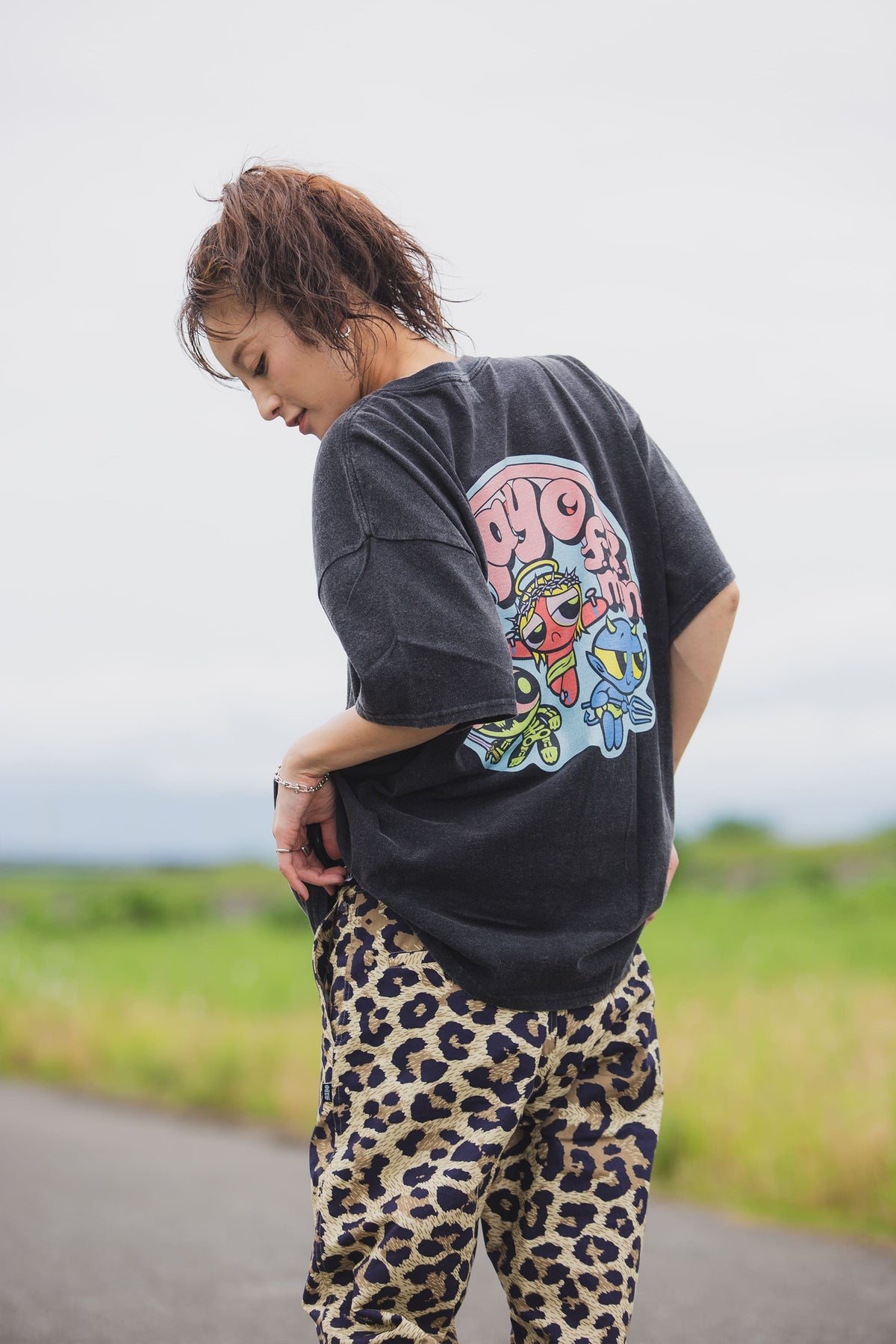 MAYO POWERPUFF PRINT SHORT SLEEVE TEE