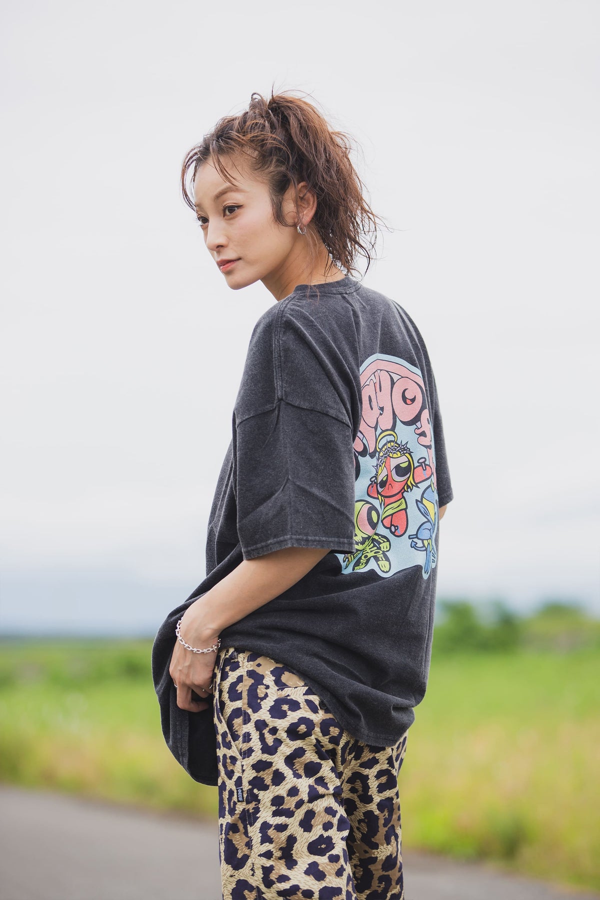 MAYO POWERPUFF PRINT SHORT SLEEVE TEE