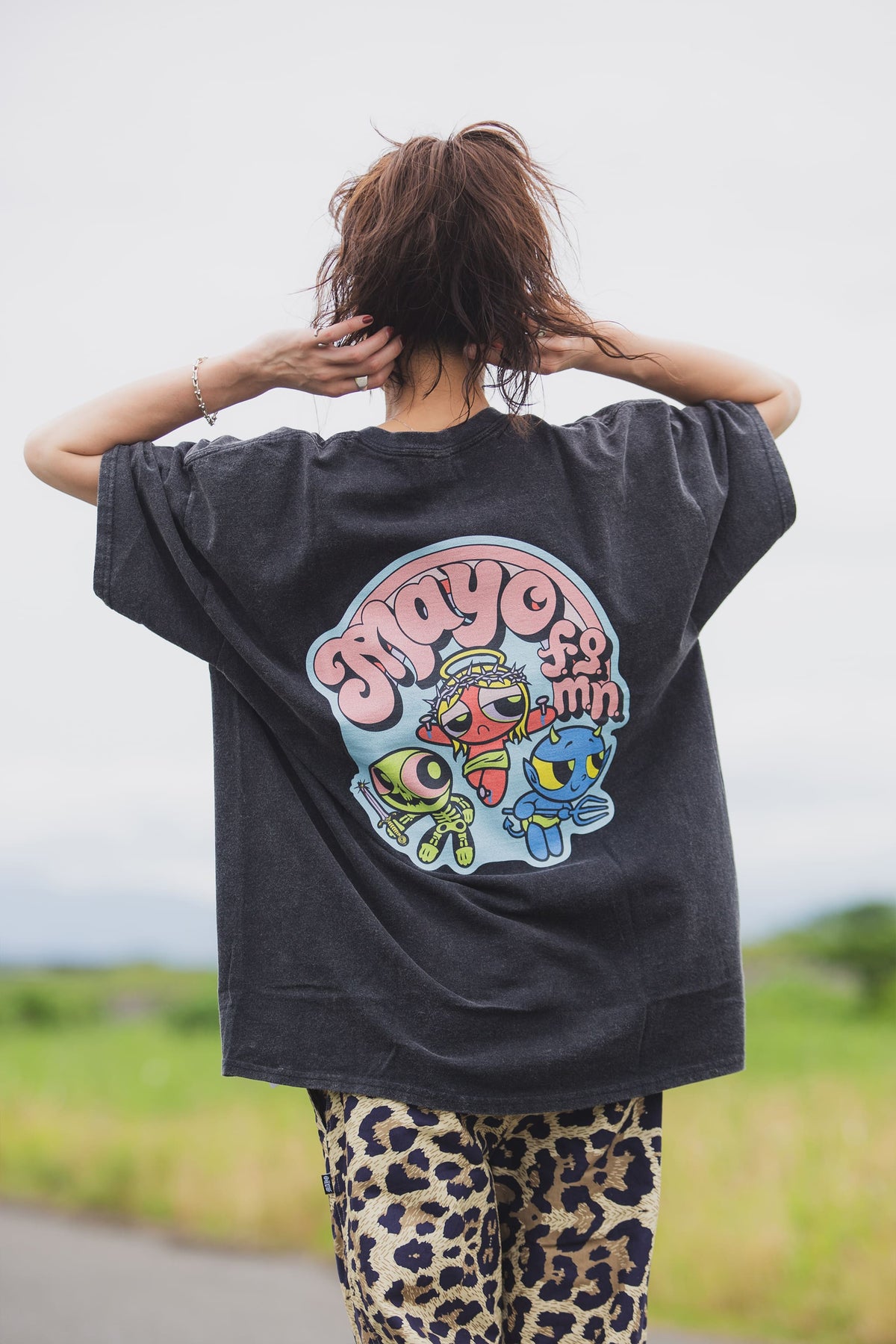 MAYO POWERPUFF PRINT SHORT SLEEVE TEE