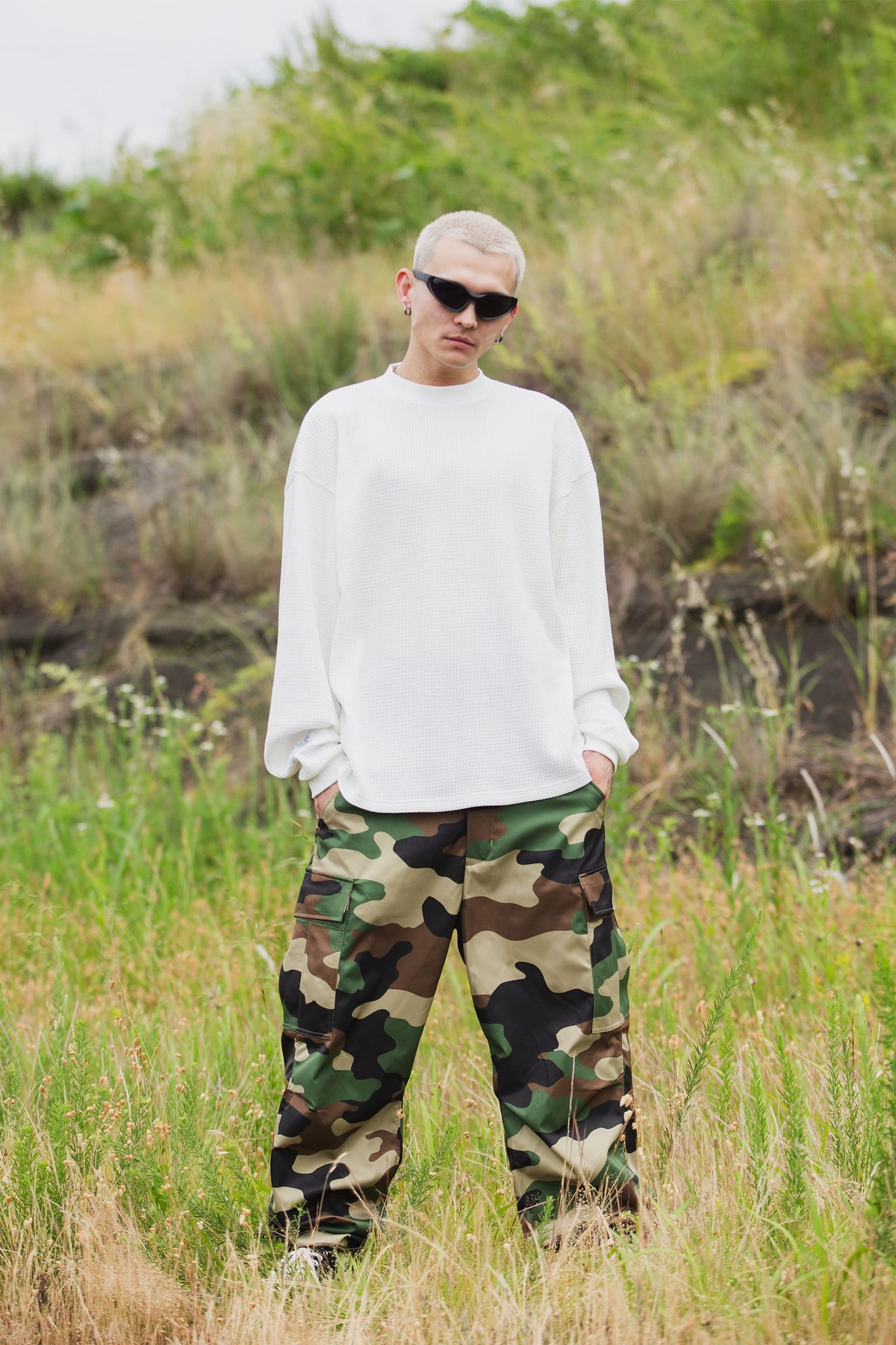 MAYO MILITARY NYLON CARGO PANTS