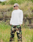 PLAIN EMBROIDERY THERMAL LONG SLEEVE TEE