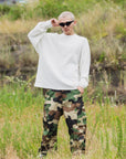 PLAIN EMBROIDERY THERMAL LONG SLEEVE TEE