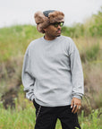 PLAIN EMBROIDERY THERMAL LONG SLEEVE TEE