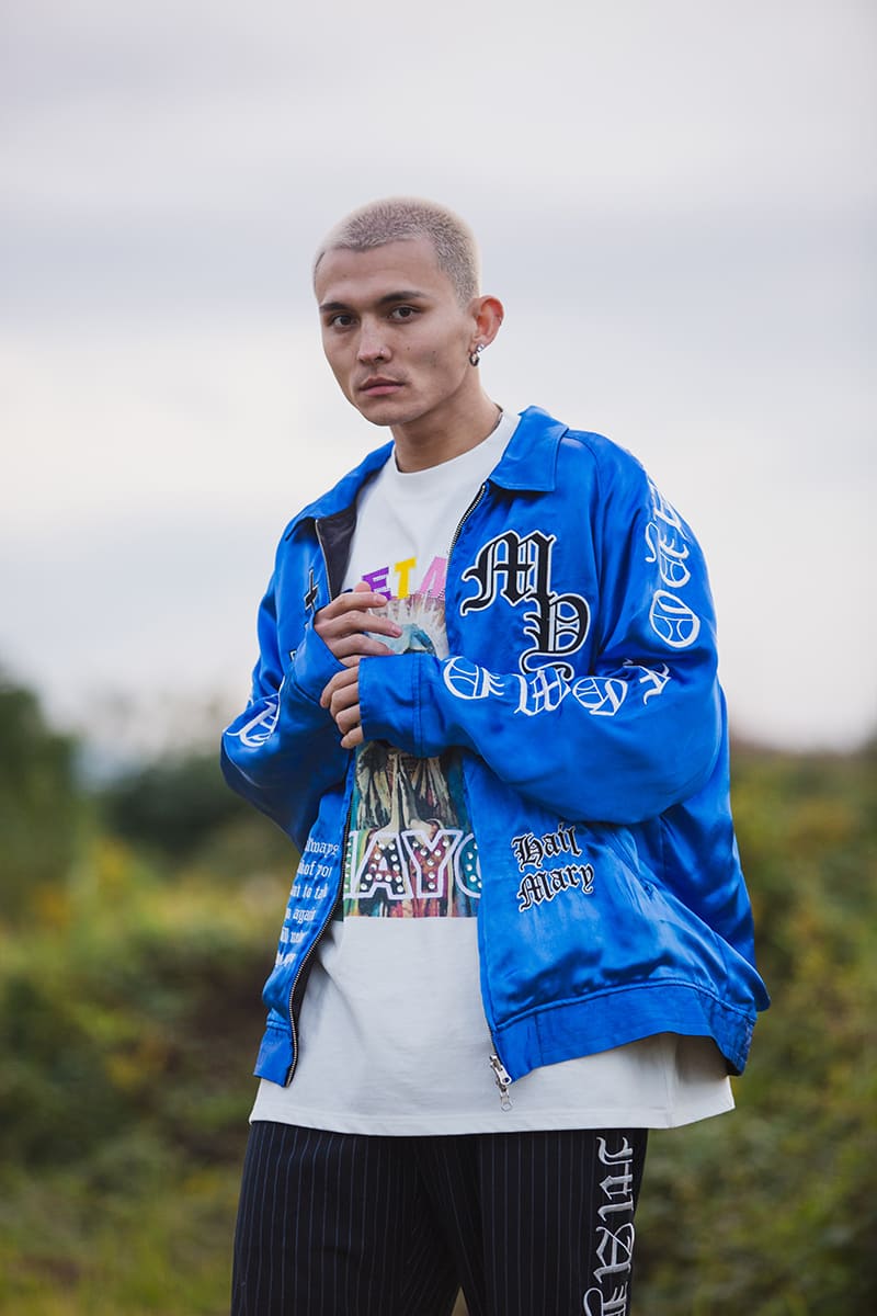 MAYO EMBROIDERY WITH COLLAR REVERSIBLE SOUVENIR JKT