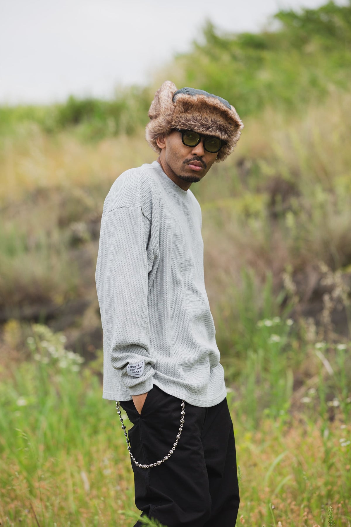 MAYO LOGO EMBROIDERY FADE NYLON BOA CAP