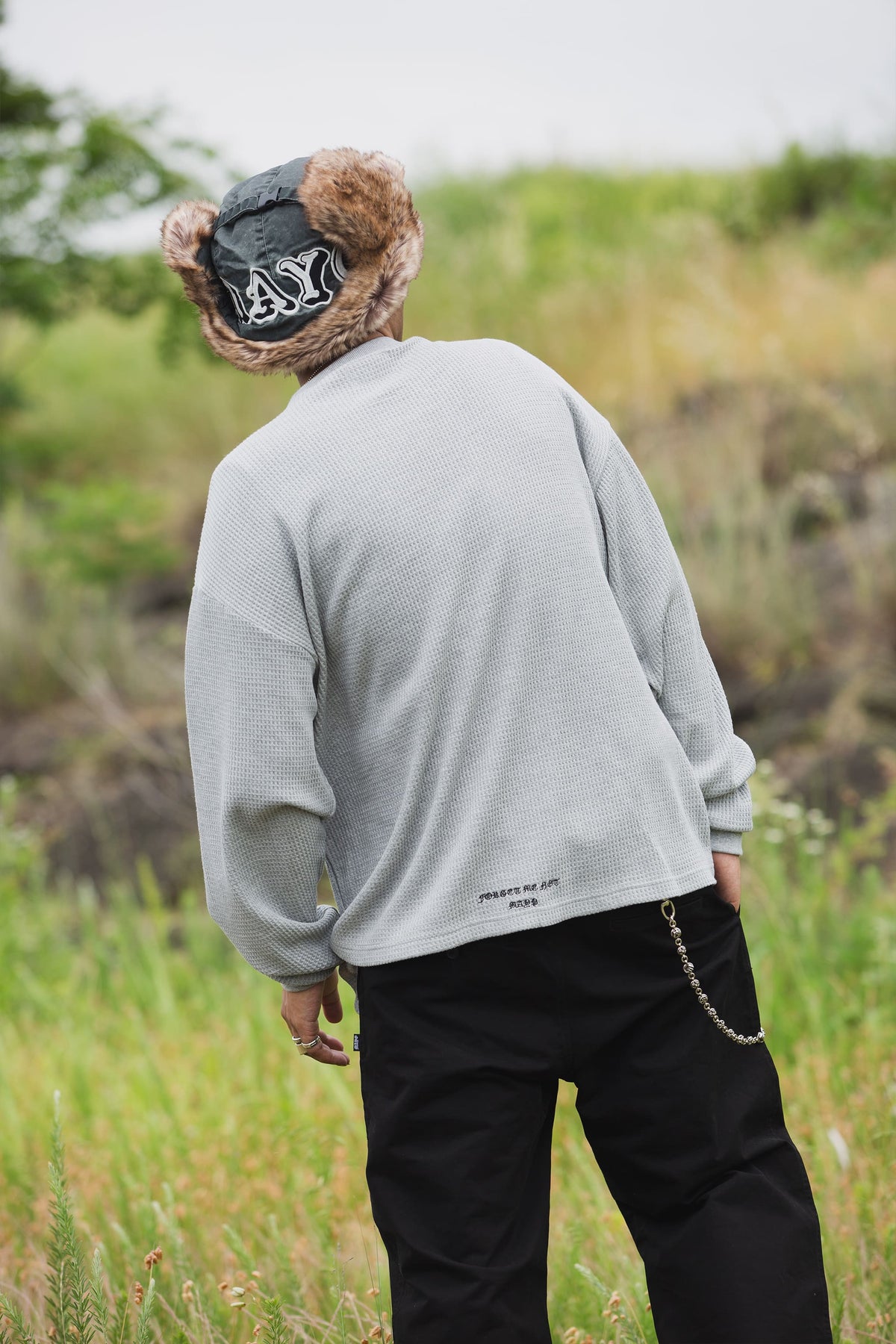 MAYO LOGO EMBROIDERY FADE NYLON BOA CAP