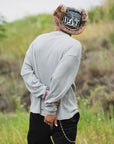 PLAIN EMBROIDERY THERMAL LONG SLEEVE TEE