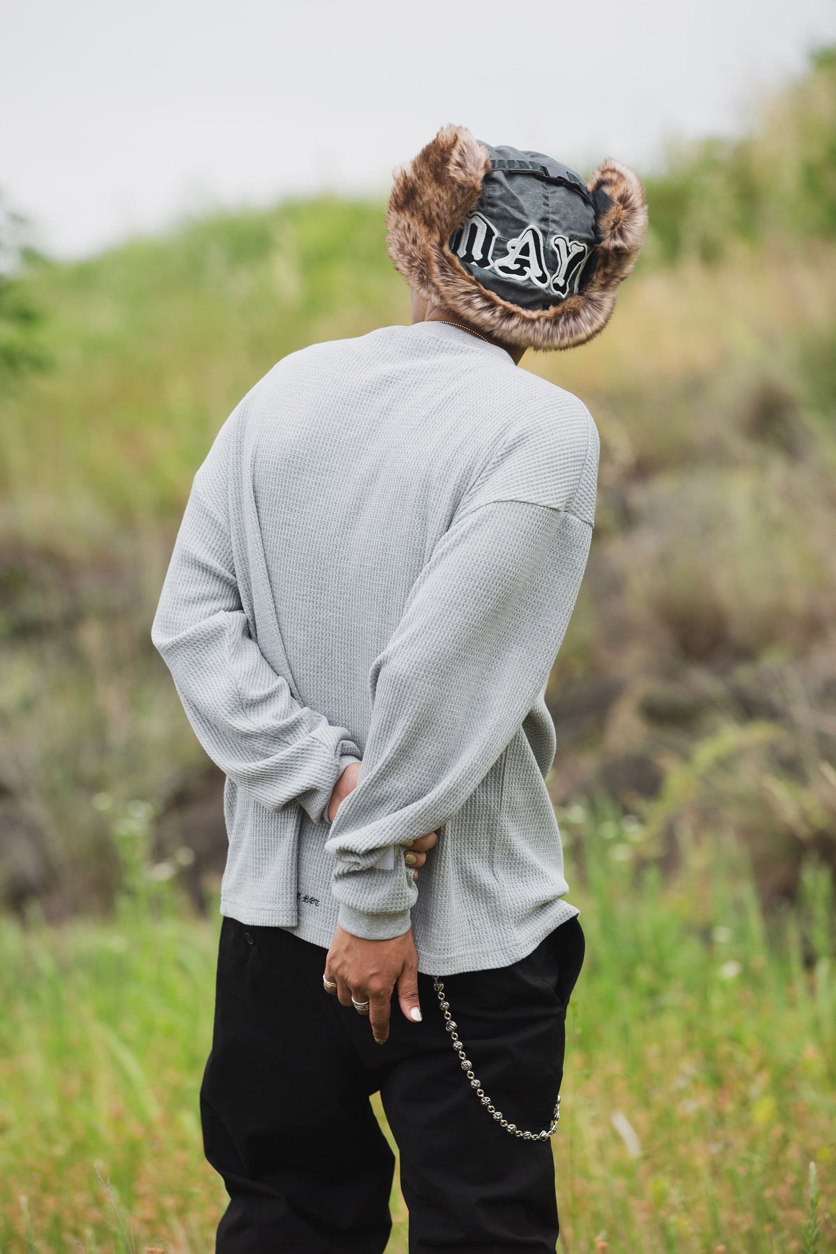 MAYO LOGO EMBROIDERY FADE NYLON BOA CAP