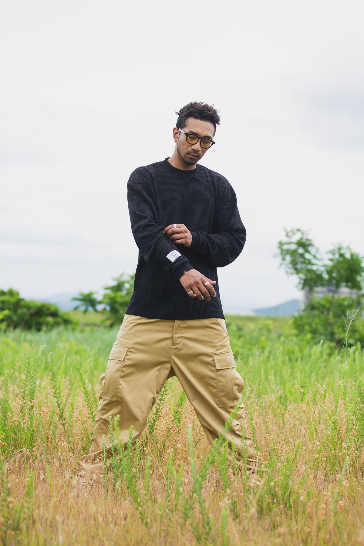 MAYO MILITARY NYLON CARGO PANTS