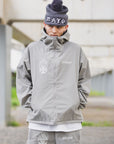 FIRE IRON CROSS EMBROIDERY NYLON JKT