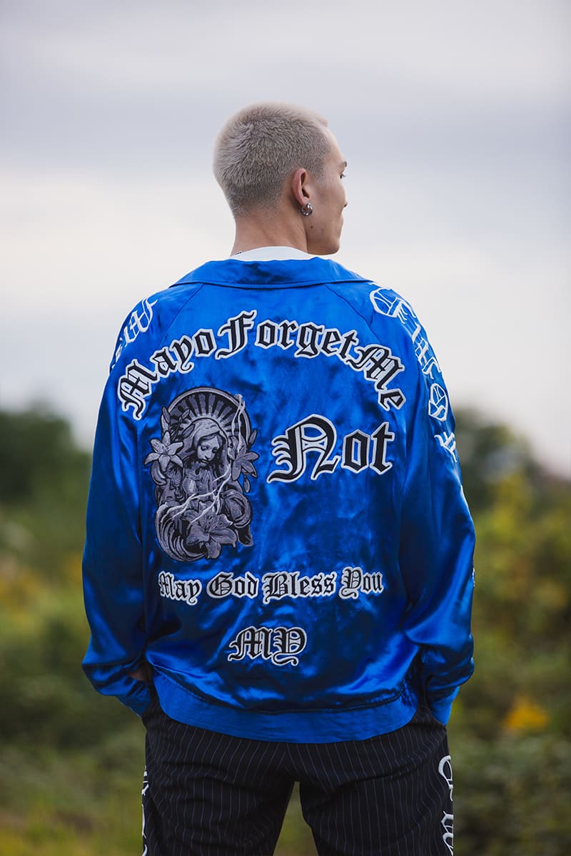 MAYO EMBROIDERY WITH COLLAR REVERSIBLE SOUVENIR JKT