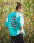 MARIA EMBROIDERY & PRINT RHINE STONE SHORT SLEEVE TEE