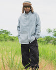 THUNDER FRANKEN EMBROIDERY LONG SLEEVED BUTTON-DOWN SHIRT