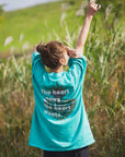 MARIA EMBROIDERY & PRINT RHINE STONE SHORT SLEEVE TEE
