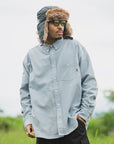 THUNDER FRANKEN EMBROIDERY LONG SLEEVED BUTTON-DOWN SHIRT