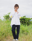 THUNDER FRANKEN EMBROIDERY LONG SLEEVED BUTTON-DOWN SHIRT