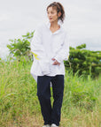THUNDER FRANKEN EMBROIDERY LONG SLEEVED BUTTON-DOWN SHIRT