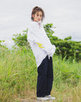 THUNDER FRANKEN EMBROIDERY LONG SLEEVED BUTTON-DOWN SHIRT
