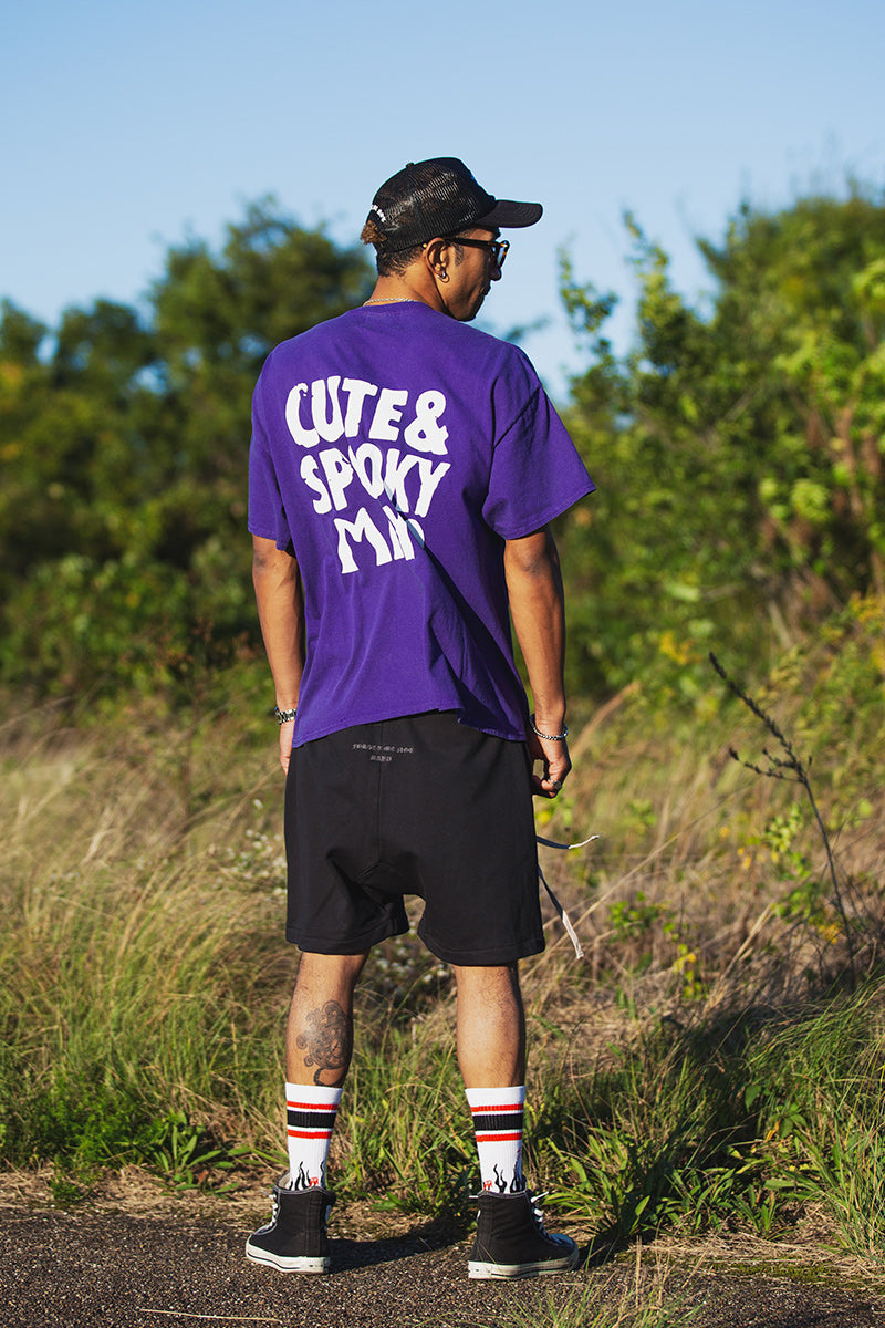 CUTE &amp; SPOOKY PRINT SHORT SLEEVE TEE