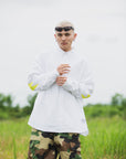 THUNDER FRANKEN EMBROIDERY LONG SLEEVED BUTTON-DOWN SHIRT