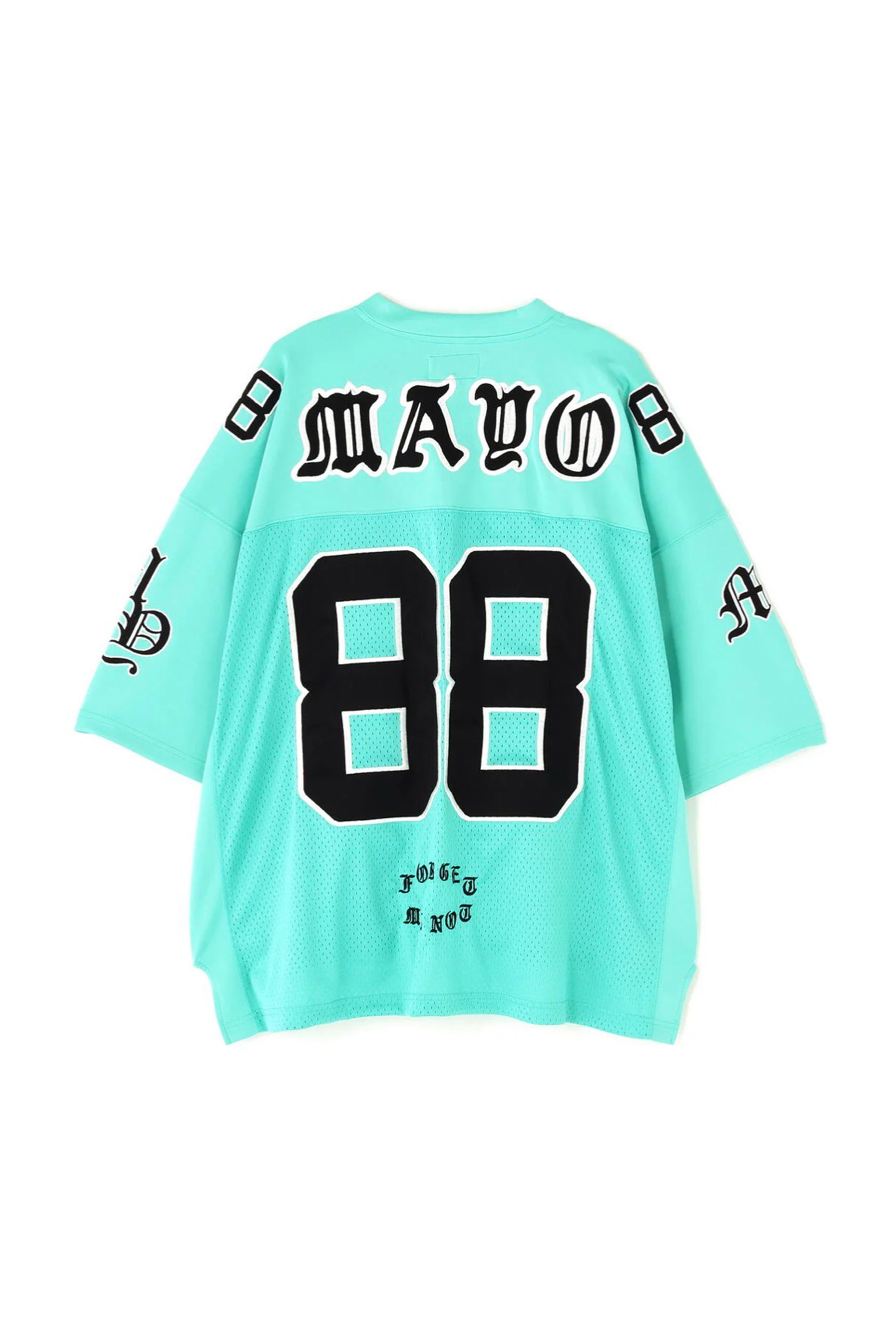 MAYO MESSAGE EMBROIDERY GAME SHORT SLEEVE SHIRT