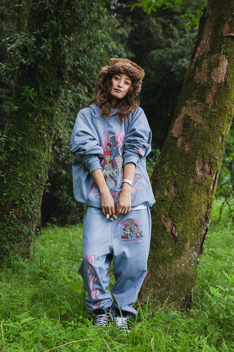 MAYO MEDUSA EMBROIDERY HOODIE