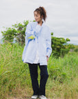 THUNDER FRANKEN EMBROIDERY LONG SLEEVED BUTTON-DOWN SHIRT