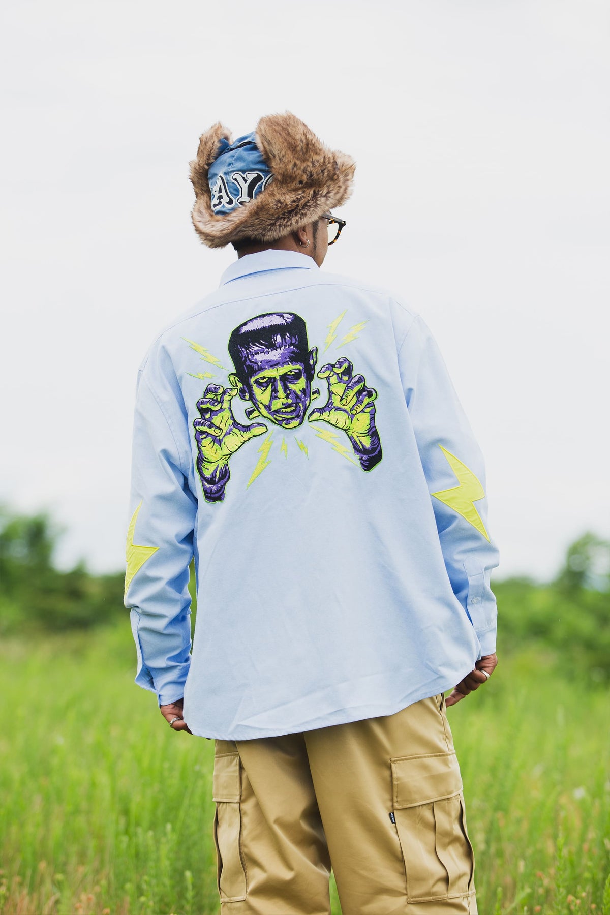 MAYO LOGO EMBROIDERY FADE NYLON BOA CAP