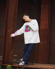 A SKELETON IN THE CLOSET EMBROIDERY LONG SLEEVE TEE