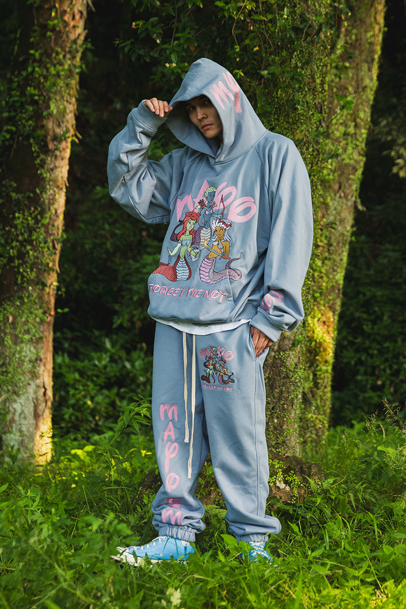 MAYO MEDUSA EMBROIDERY SWEAT PANTS